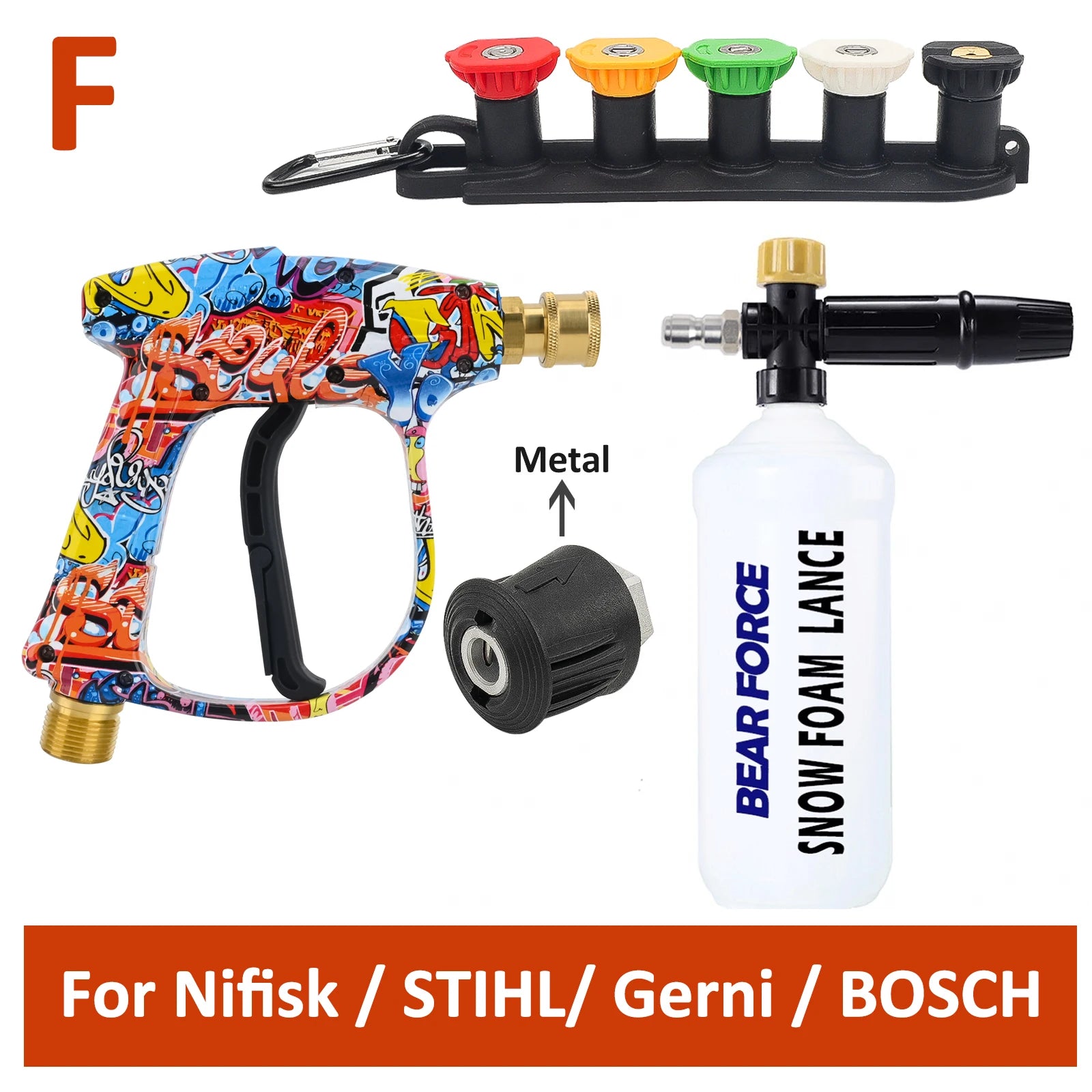 DRIVORA Pro Kit foam cannon adjustable foam dial and ratio knob