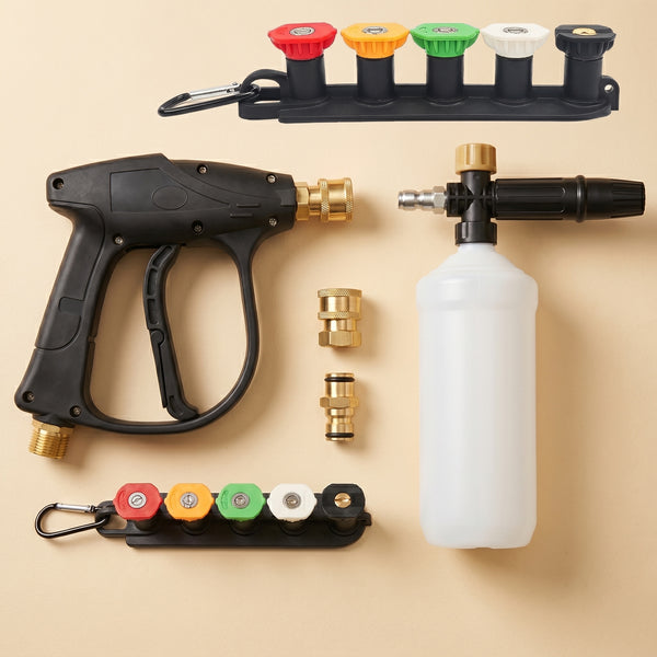 DRIVORA Pro Foam Cannon Kit with Stubby Gun (Black)